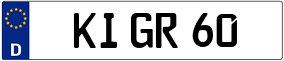 Truck License Plate